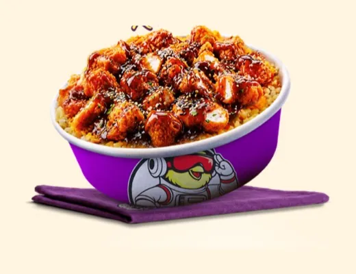Bowl Korean, rice bowl au poulet grillé Kaptain Fry