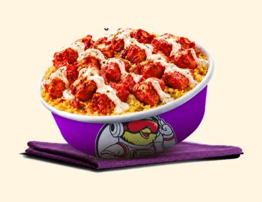 Bowl Tandoori, rice bowl au poulet grillé Kaptain Fry