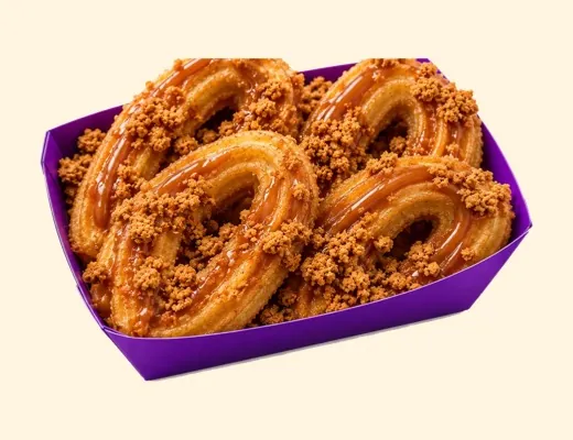 Dirty Churros x4, dessert Kaptain Fry