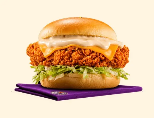 Kaptain Burger, burger au poulet frit Kaptain Fry