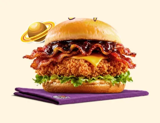 Kaptain Smokey, burger au poulet frit Kaptain Fry