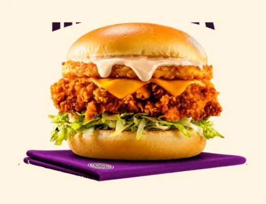 Kaptain Master, burger au poulet frit Kaptain Fry