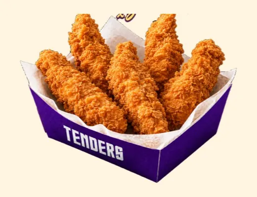 Tenders x5, poulet frit saucy Kaptain Fry