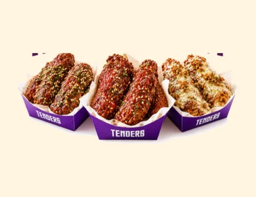 Tenders Saucy x4, poulet frit saucy Kaptain Fry