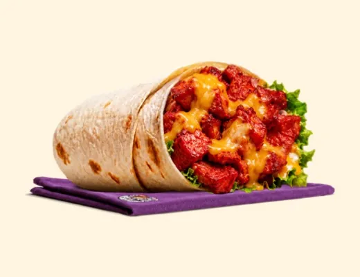 Tandoori Wrap, wrap au poulet frit Kaptain Fry